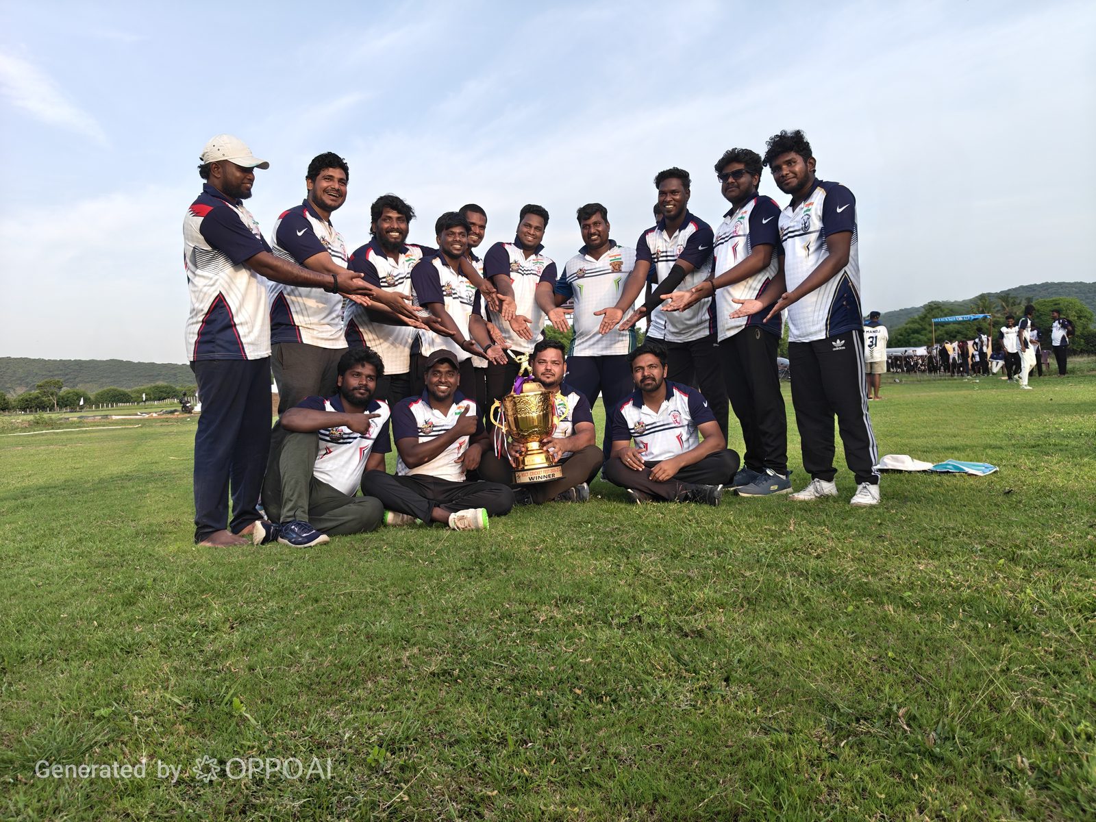 MSCT Cricket Fest winning team with trophy, 15 August 2026