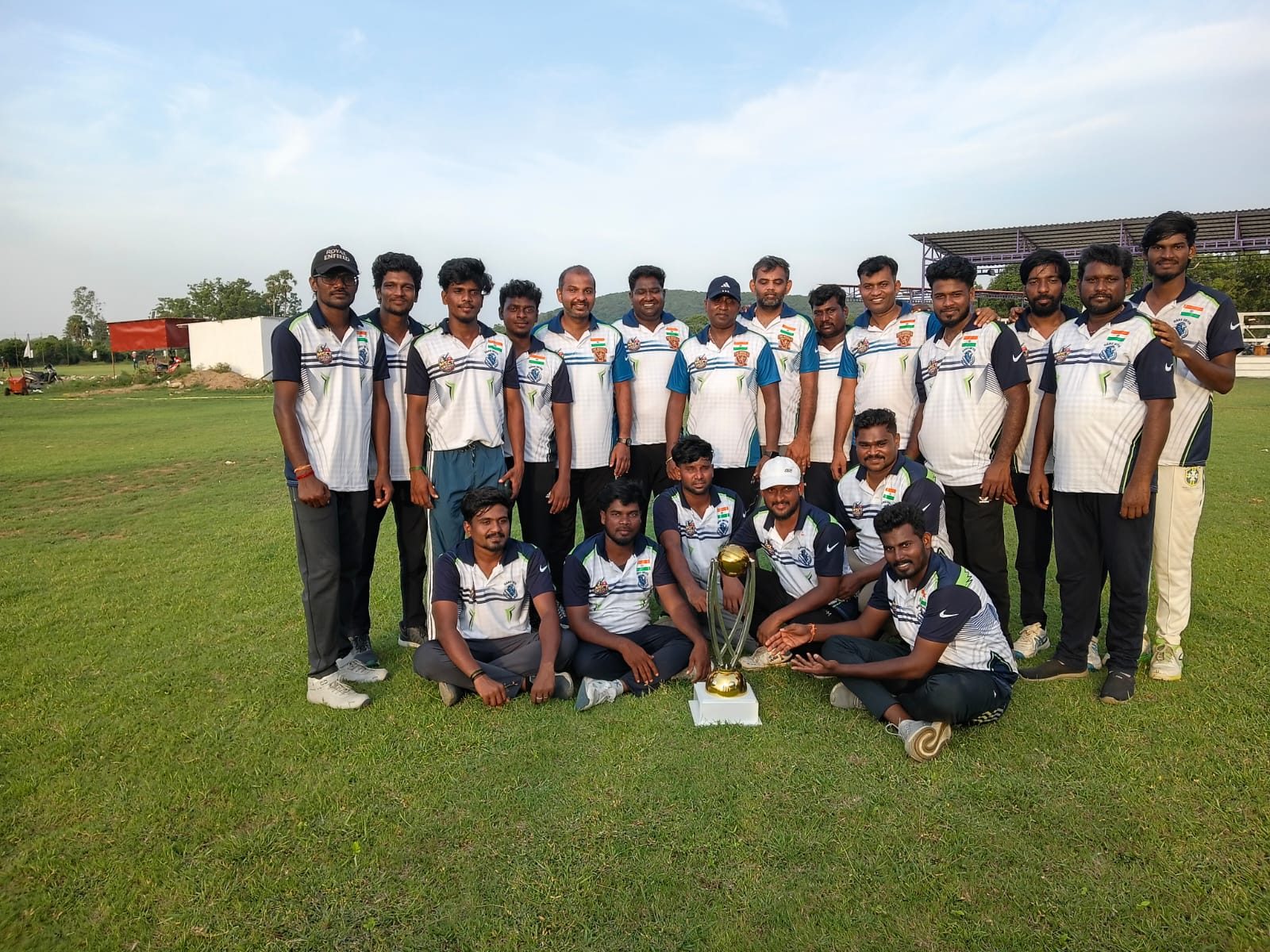 Team with trophy at MSCT Cricket Fest, 15 August 2026