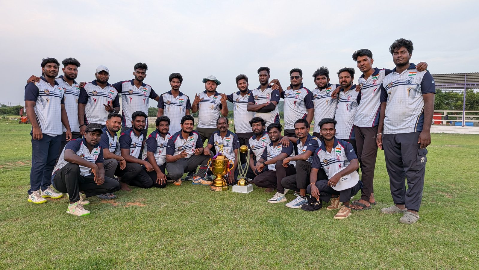MSCT Cricket Fest team group photo with trophies, 15 August 2026