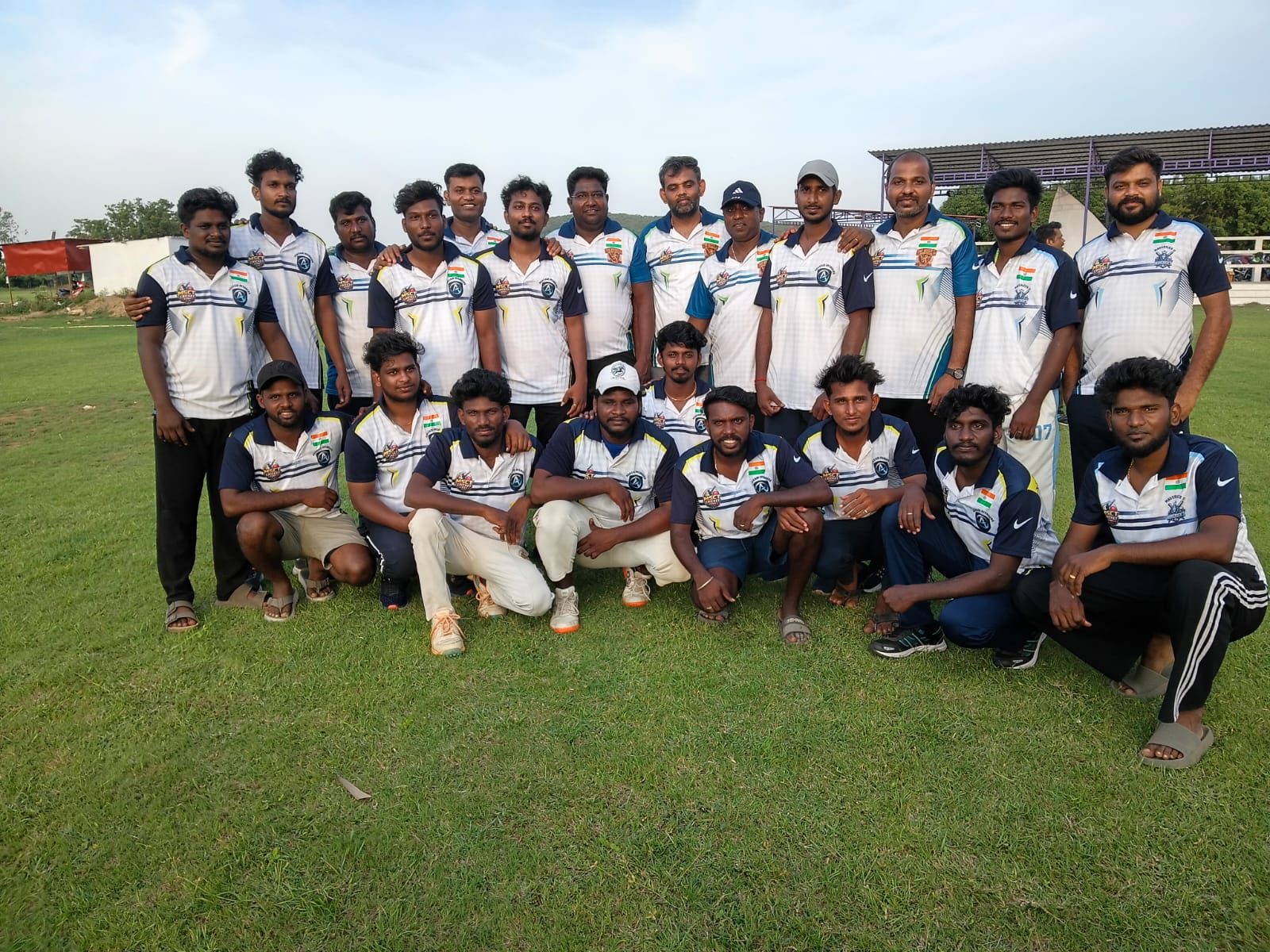 Team with trophy at MSCT Cricket Fest, 15 August 2026